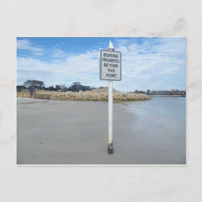 Was für ein dummes Zeichen Postkarte (Vorderseite)