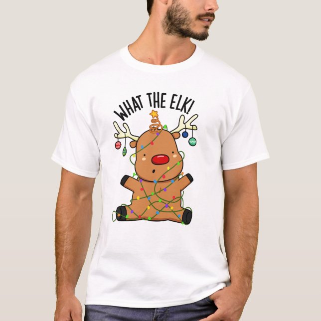 Was für ein Elch-Funny-Tier? T-Shirt (Vorderseite)