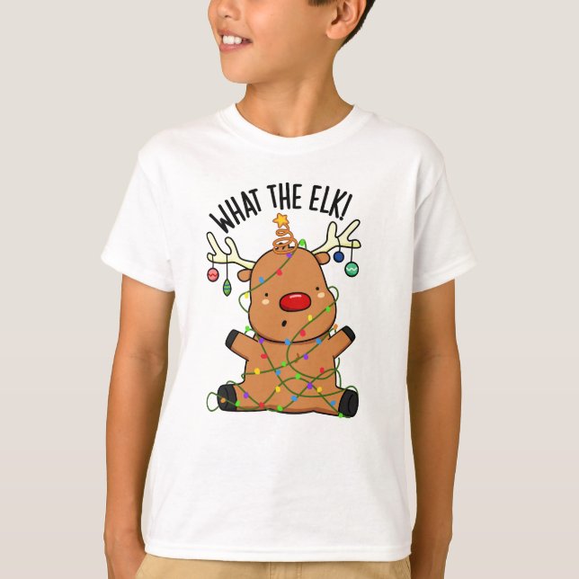 Was für ein Elch-Funny-Tier? T-Shirt (Vorderseite)
