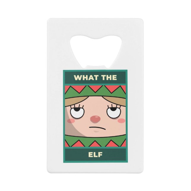 Was für ein Elf Geldbeutel Flaschenöffner (Vorderseite)