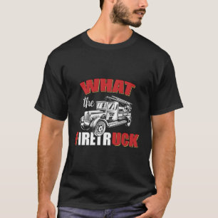 Was für ein Feuerwehrauto dünn roter Linie Feuerwe T-Shirt