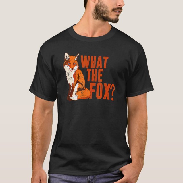 Was für ein Fox für Männer Süße Tier T-Shirt (Vorderseite)