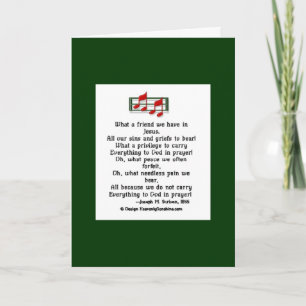 Was für ein Freund wir in Jesus haben Karte