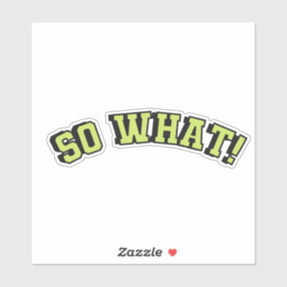 Was für ein grüner Text Aufkleber