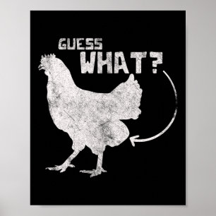 Was für ein Huhn Poster