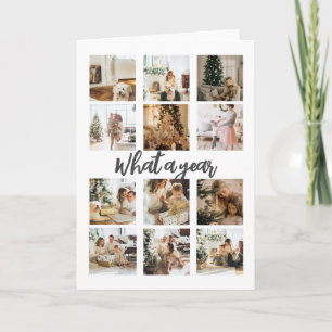 Was für ein Jahr Foto Weihnachten Personalisiert