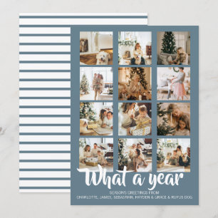 Was für ein Jahr Foto Weihnachten Personalisiert