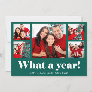 Was für ein Jahr Weihnachten oder Neujahr Grüne
