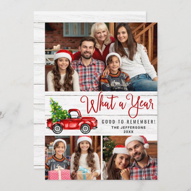 Was für ein Jahr Weihnachten Red Farm LKW 3 Foto (Vorne/Hinten)