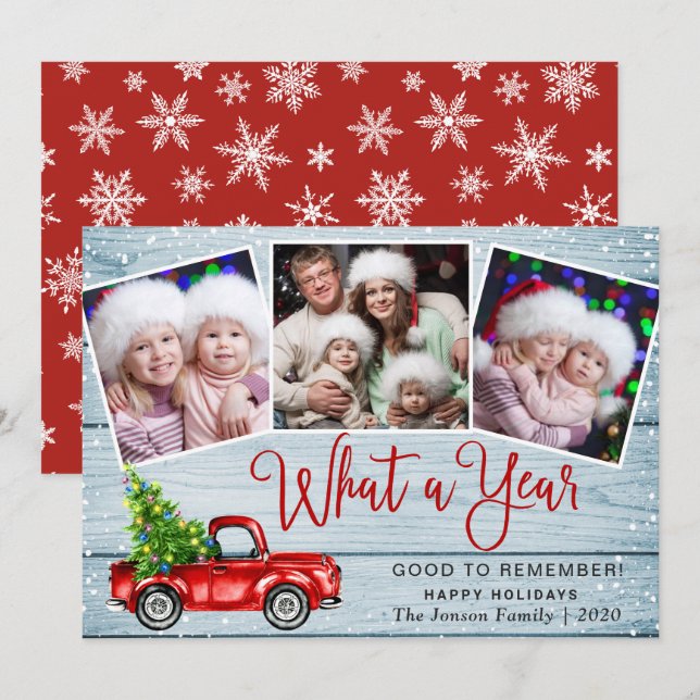 Was für ein Jahr Weihnachten Red Farm LKW 3 Foto (Vorne/Hinten)