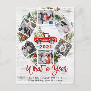 Was für ein Jahr Weihnachten Red Farm LKW 6 Foto