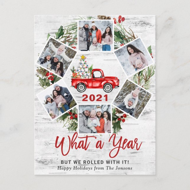 Was für ein Jahr Weihnachten Red Farm LKW 6 Foto (Vorderseite)