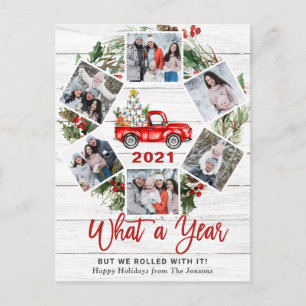 Was für ein Jahr Weihnachten Red Farm LKW 6 Foto