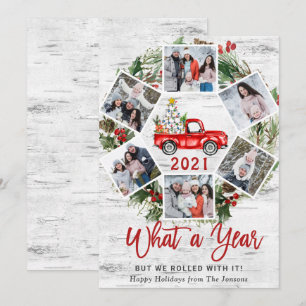 Was für ein Jahr Weihnachten Red Farm LKW 6 Foto