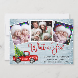 Was für ein Jahr Weihnachten Rot Farm LKW 3 Foto