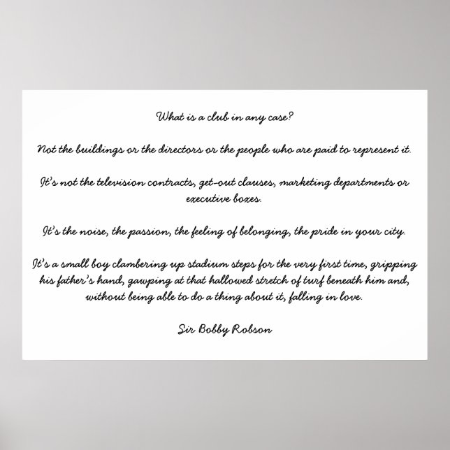 Was für ein Klub auf jeden Fall Poster (Vorne)