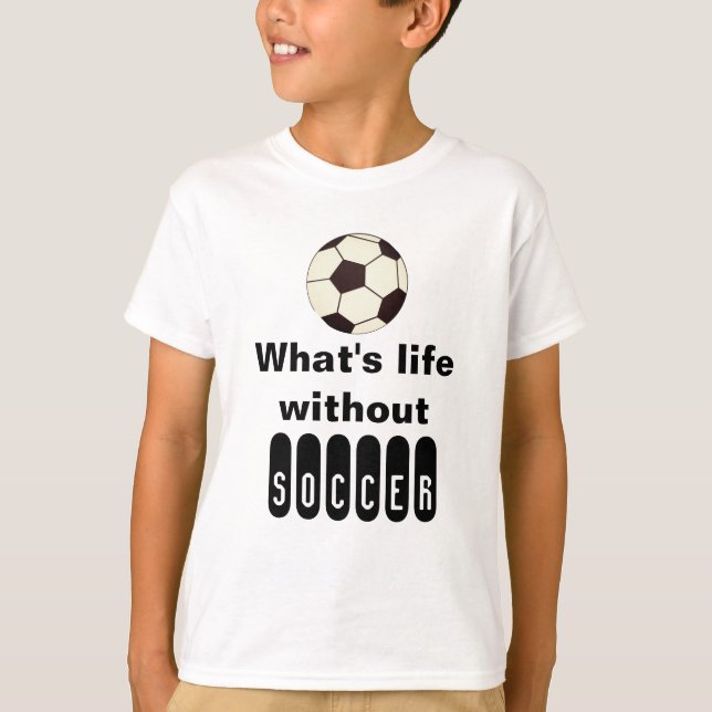 Was für ein Leben ohne Fußball T - Shirt Fußball S (Vorderseite)