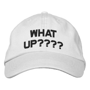 Was für ein Logo, anpassbare Baseballkappe Bestickte Baseballkappe