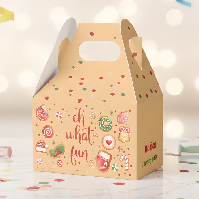 Was für ein lustiger Weihnachtsgeburtstag Geschenkschachtel (Von Creator hochgeladen)