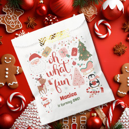 Was für ein lustiger Weihnachtsgeburtstag Geschenktütchen