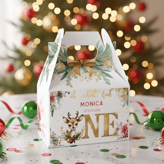 Was für ein lustiger Weihnachtsgeschenk zum ersten Geschenkschachtel (Von Creator hochgeladen)