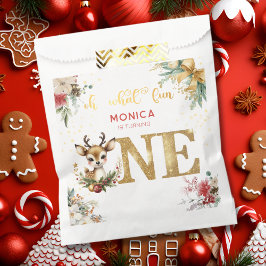 Was für ein lustiger Weihnachtsgeschenk zum ersten Geschenktütchen