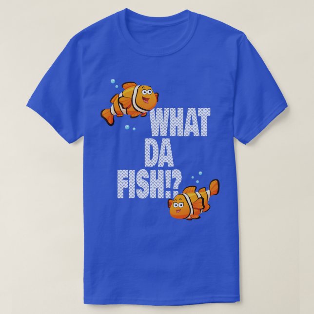 Was für ein lustiges Zitat Fische Fisch Mem Outfit T-Shirt (Design vorne)
