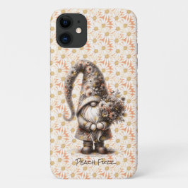 Was für ein Peach Fuzz Gnome mit Blume Bouquet Case-Mate iPhone Hülle