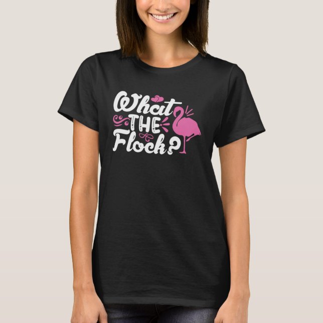 Was für ein rosa Flamingo T-Shirt (Vorderseite)