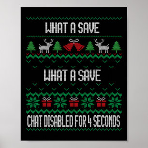Was für ein Save Chat Deaktiviert Vintage Retro Ro Poster