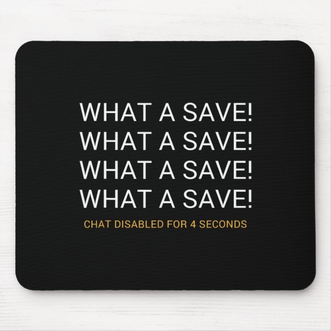 Was für ein Save-Chat deaktiviertes Rocket-Soccer- Mousepad (Vorne)