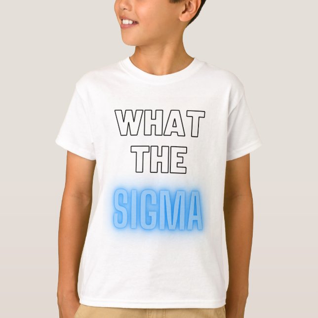 Was für ein Sigma-gen-Alpha-Hemd blau T-Shirt (Vorderseite)