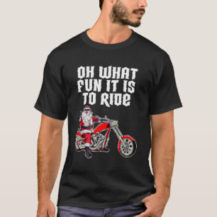 Was für ein Spaß es ist, den Weihnachtsmann auf ei T-Shirt