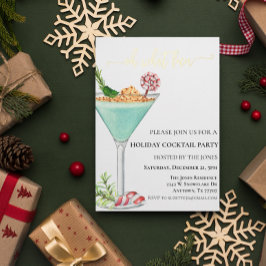 Was für ein Spaß Weihnachts Cocktail Party Foil Folieneinladung