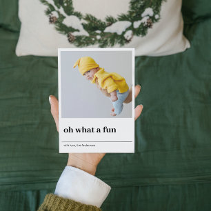 Was für ein Spaß Zwei Fotos Happy Holiday