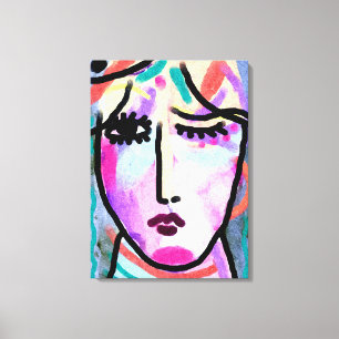 Was für ein Tag Abstrakte digitale Malerei Leinwanddruck