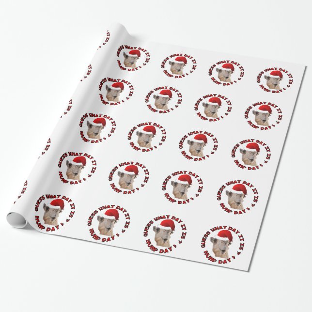 Was für ein Tag ist es Camel Geschenkpapier (Ungerollt)