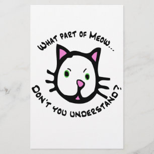Was für ein Teil von Meow...