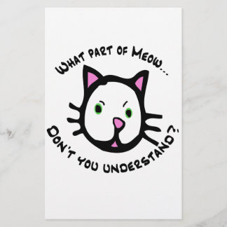 Was für ein Teil von Meow...