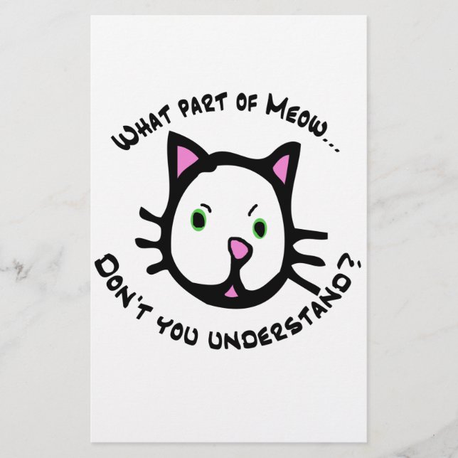 Was für ein Teil von Meow... (Vorderseite)