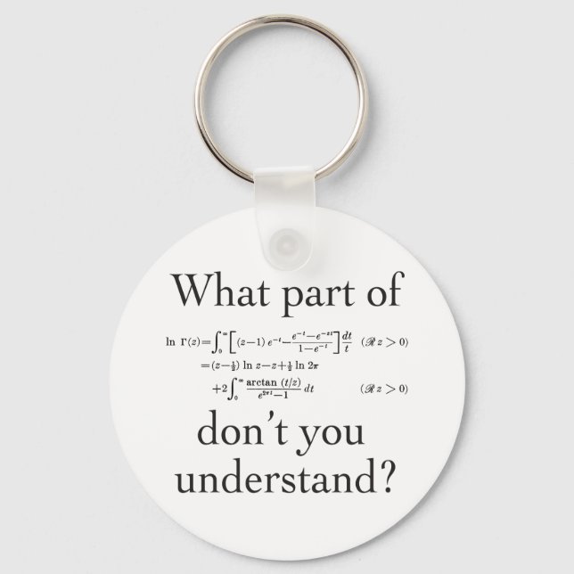 Was für ein Teil von... Schlüsselanhänger (Vorderseite)