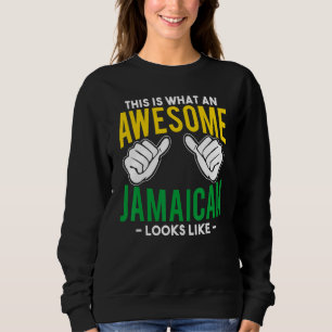 Was für ein toller Jamaikaner sieht Jamaika Rasta- Sweatshirt