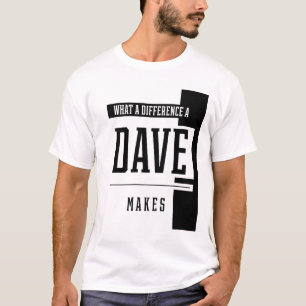 Was für ein Unterschied eine Dave macht - Familie T-Shirt