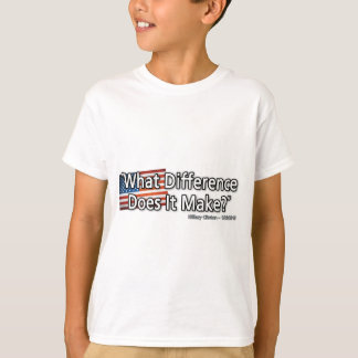 Was für ein Unterschied macht es? T-Shirt