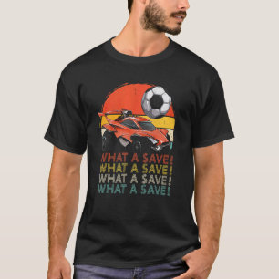 Was für ein Vintages Retro-Raketensoccer-Auto Gere T-Shirt