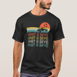 Was für ein Vintages Retro-Raketensoccer-Auto Gere T-Shirt