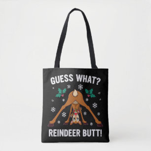 Was für ein Weihnachtswitz über das Rentierhintern