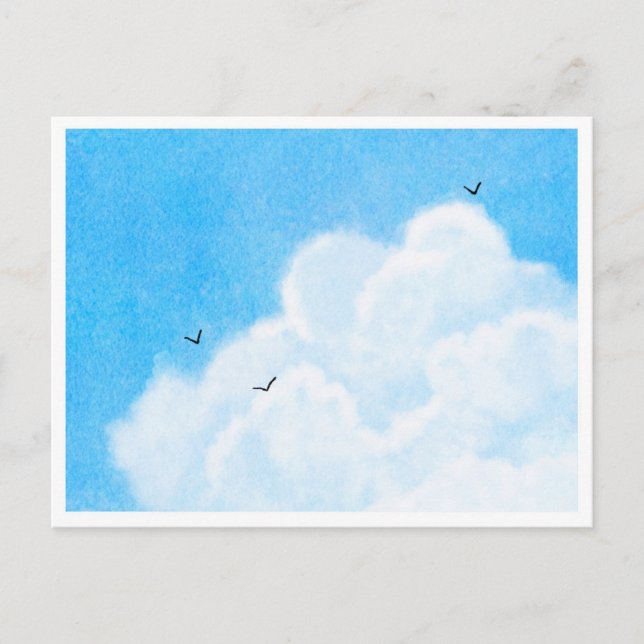 Was für ein wunderbarer Tag Postkarte (Vorderseite)