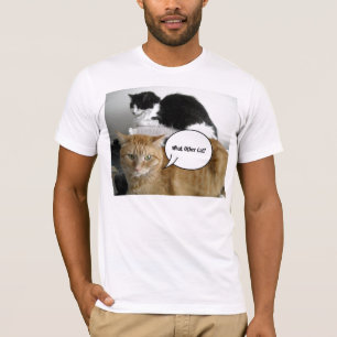 Was für eine andere Katze?/Orange Tabby Spaß T-Shirt