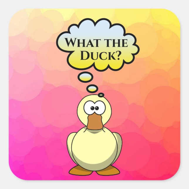 Was für eine Ente? Aufkleber (Vorderseite)